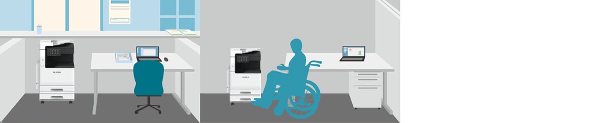 2 tray configuration installation image