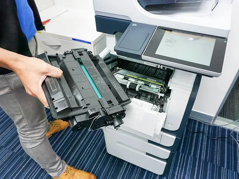 Copier repair at the J2 shop