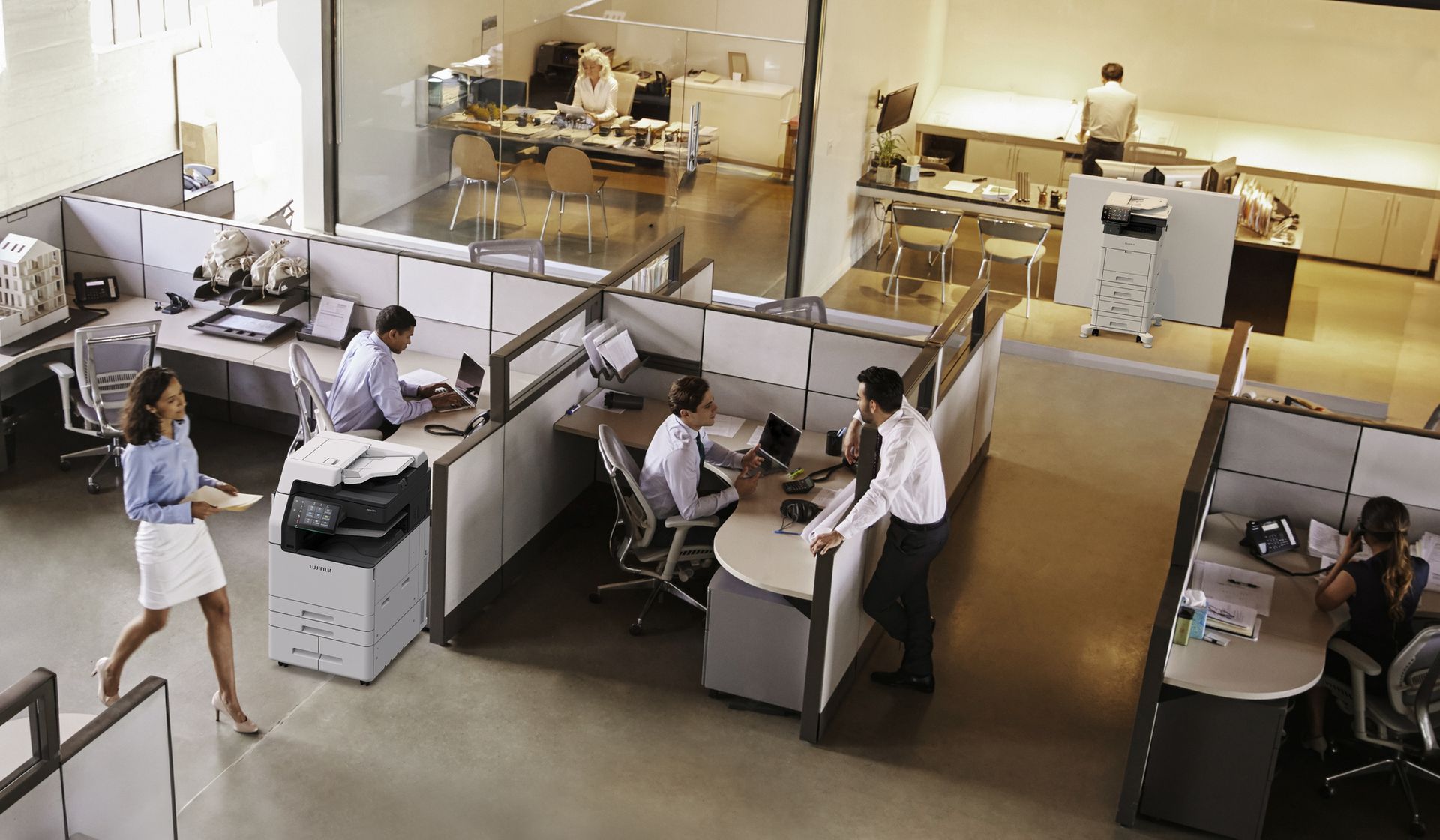 Fujifilm office copier in an office